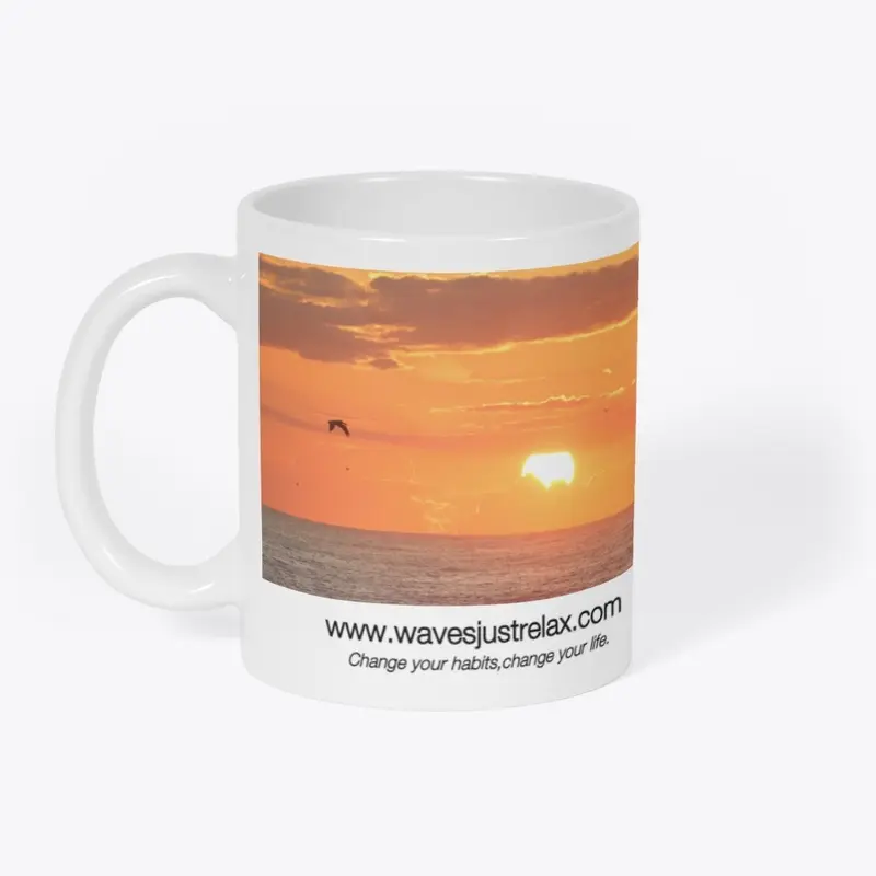 Sunrise with Pelican Mug