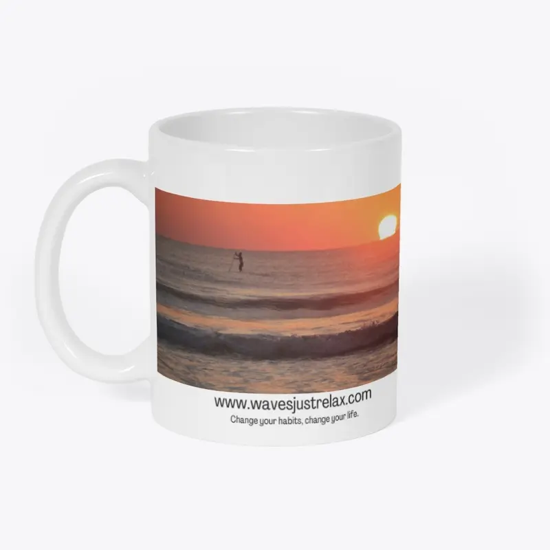 Waves Sunrise #1 Mug